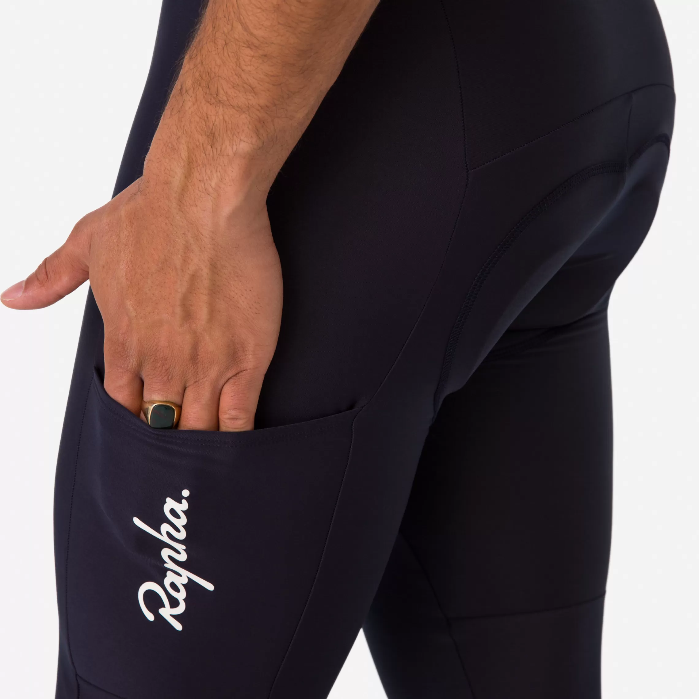 Rapha Men's Core Cargo Winter Tights with Pad Shop